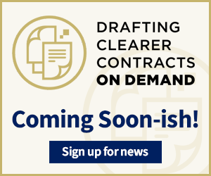On-Demand Drafting Clearer Contracts Training
