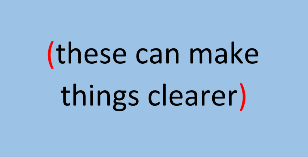 Using Parentheses For Clarity Adams On Contract Drafting